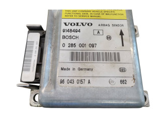 Блок управления надувных подушек 9148494, 0285001097 Volvo 850
