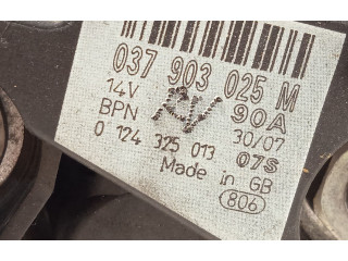 Генератор 037903025M, 0124325013 Skoda Fabia Mk2 (5J)
