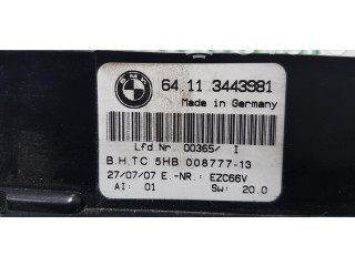 Блок управления климат-контролем 3443981   BMW X3 E83
