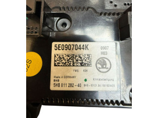 Блок управления климат-контролем 5E0907044K, 5HB01128240 Skoda Octavia Mk3 (5E)
