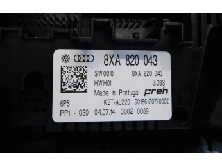 Блок управления климат-контролем 8XA820043, 8XA820043   Audi A1
