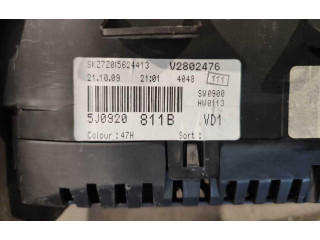 Панель приборов 5J0920801BKD0, 5J0920801BKD0   Skoda Fabia Mk3 (NJ)       