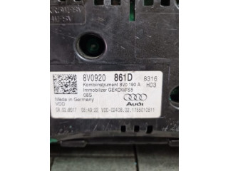 Панель приборов Audi A3 S3 8V