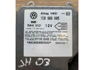 Блок подушек безопасности 1C0909605, 5WK43121   Skoda Fabia Mk1 (6Y)