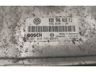 Блок управления двигателя 0281010789 Skoda Octavia Mk2 (1Z)