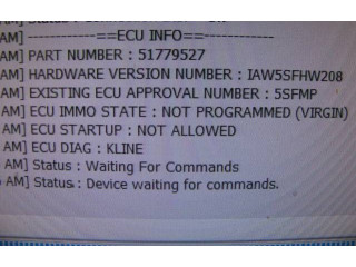 Блок управления двигателем Блок управления 51779527, IAW5SFMP Fiat Albea