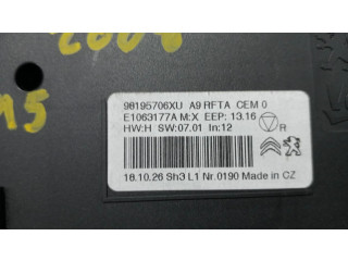 Блок управления климат-контролем 98195706XUXU Peugeot 2008 I