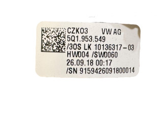 Подрулевой шлейф SRS 5Q1953549, 1013631703 Volkswagen e-Golf