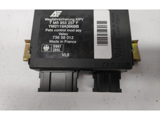 Блок управления 7M5953257F, IMOBILIZADOR Ford Galaxy