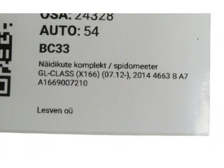 Панель приборов A1669007210, A1669007210   Mercedes-Benz GL X166       