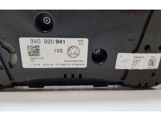 Панель приборов 3V0920941   Skoda Superb B8 (3V)       