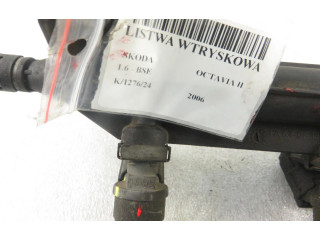 Топливная рампа 06A906031BT, 06A133317AS   Skoda Octavia Mk2 (1Z)   для двигателя BSE
