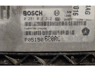 Блок управления двигателя P05150620AC, 0281018312   Fiat Freemont