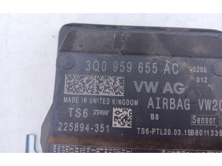 Поршень Блок управления надувных подушек 3Q0959655AC, 2015R Skoda Octavia Mk3 (5E)