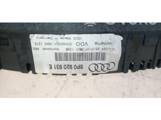 Панель приборов 8P0920931E, 8P0920931E   Audi A3 S3 A3 Sportback 8P       