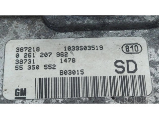 Řídící jednotka 0261207962, 55350552   Opel Zafira A 2004