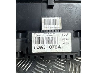 Přístrojová deska  Volkswagen Caddy 2012 2K0920876A, VDD02414  