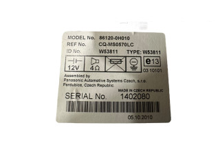 Поршень Радио/ проигрыватель CD/DVD / навигация  861200H010, W53811  Peugeot 107  