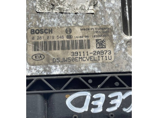 Блок управления двигателя 391112A973, 0281019546 KIA Ceed