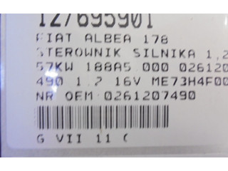 Блок управления двигателем Блок управления 0261207490, 0261207490 Fiat Albea