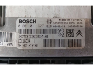 Řídící jednotka 0281011627, 9653958980 Peugeot 307 2005
