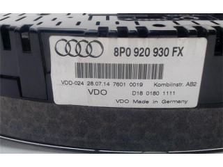 Панель приборов 8P0920930FX, 8P0920930F Audi A3 S3 8L