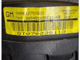 Подушка безопасности водителя 12757622, 305455699E31AB Saab 9-5