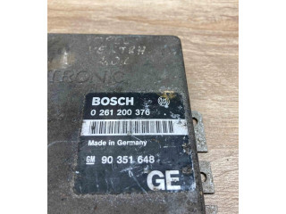 Блок управления двигателем Блок управления 90351648, 0261200376 Opel Vectra A