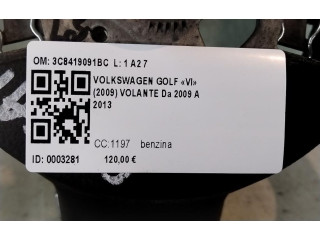 Руль Volkswagen Golf VI 2008 - 2013 года 3C8419091BC, 3C8419091BC