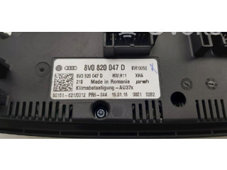 Блок управления климат-контролем 8V0820047DXHA, 8V0820047D Audi A3 S3 8V