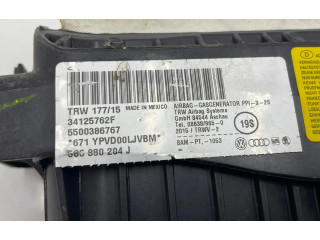 Подушка безопасности пассажира 5500386767, 34125762F Volkswagen Jetta VI