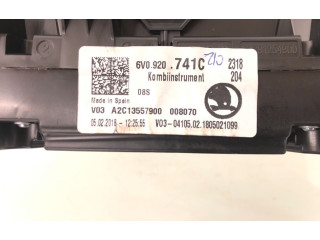 Панель приборов 6V0920741C, 6V0920741C Skoda Fabia Mk2 (5J)