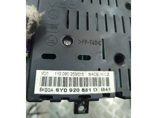 Панель приборов 110080253, 6Y0920881D Skoda Fabia Mk1 (6Y)