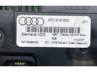 Дисплей 4F0919603, A2C53080033 Audi A6 S6 C6 4F