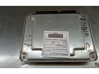 Блок управления двигателя 038906019NS, 028101382   Skoda Fabia Mk2 (5J)