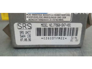 Блок подушек безопасности 77960SN7H91, 77960SN7H91 Honda Accord
