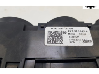 Блок управления климат-контролем 6V0820045D9B9, 6V0820045A   Skoda Fabia Mk3 (NJ)