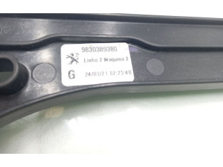 Передний механический механизм для подъема окна 9830389380 Peugeot 3008 II 2016 - 2023 года
