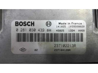 Блок управления двигателя 237102213R, 0281030439   Dacia Dokker