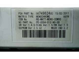 Панель приборов 9676464480, E3-B2-44-3   Peugeot 5008       