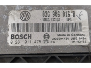 Блок управления двигателя 03G906016B, 0281011478 Volkswagen Golf SportWagen