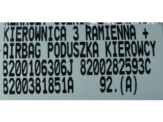 Руль Renault Scenic II - Grand scenic II 2003 - 2006 года 8200106306J, 8200282593C