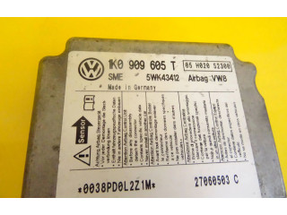 Блок подушек безопасности 1K0909605T Skoda Octavia Mk2 (1Z)