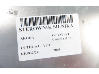 Блок управления двигателя 0281011077, 038906019DL Skoda Octavia Mk1 (1U)