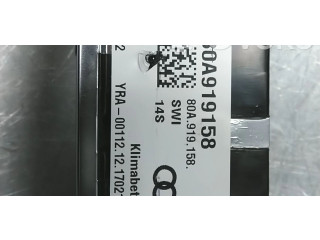 Блок управления климат-контролем 80A919158 Audi Q5 SQ5