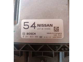 Řídící jednotka 23710hx49c, 0281033886 Nissan Qashqai 2017