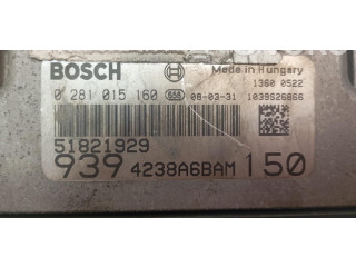 Блок управления двигателем Блок управления 0281015160 Alfa Romeo 166