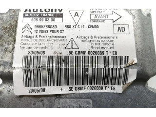 Airbagsteuergerät 9665266080, 608990300 Citroen C5