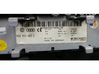 Дисплей    4E0919603C, ABATIBLE   Audi A8 S8 D3 4E