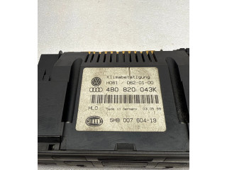 Блок управления климат-контролем 4B0820043K, 5HB00760419 Audi A6 S6 C5 4B